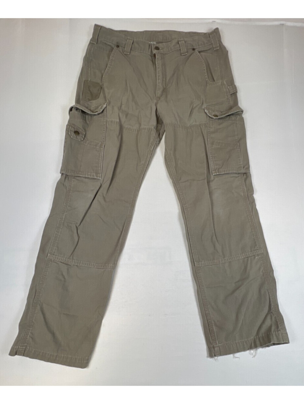 Carhartt Men's Relaxed Fit Ripstop Cargo Pants Tan Beige Size 36x32